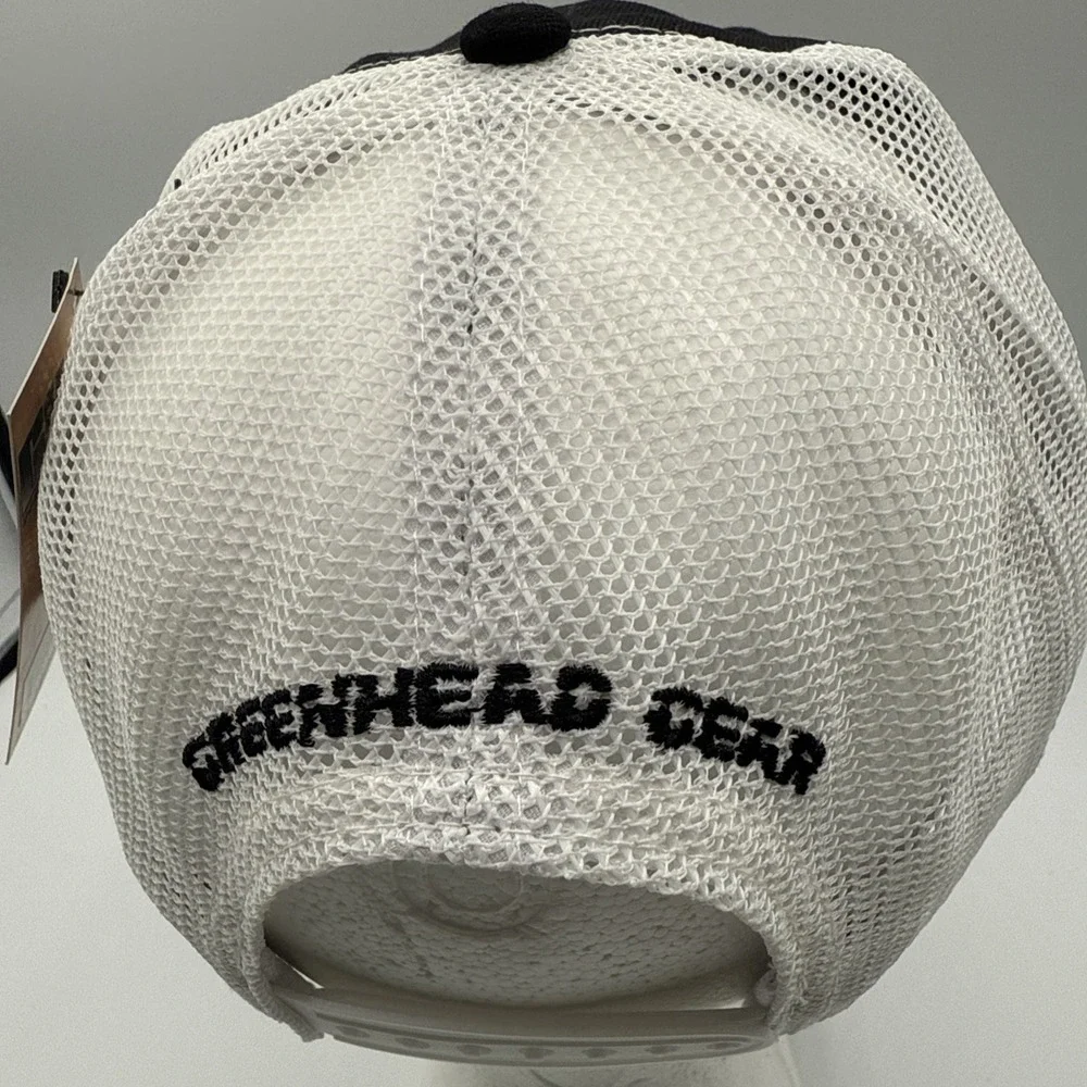 AVERY GREENHEAD GEAR GHG LOGO MESH BACK‎ TRUCKER HAT BALL CAP BLACK GREY WHITE